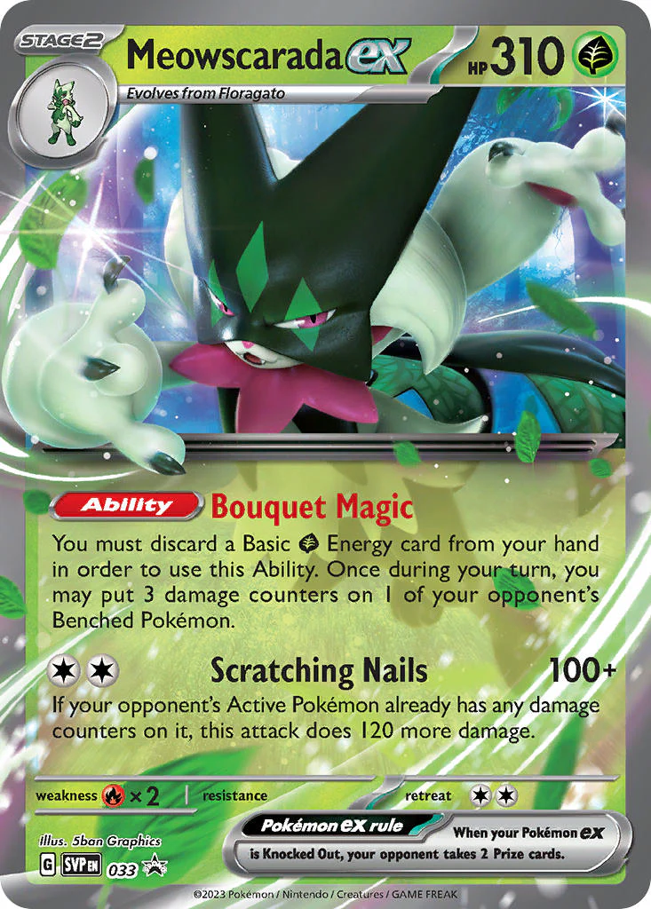 SV Black Star Promos 033 Meowscarada ex