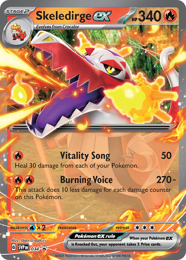 SV Black Star Promos 034 Skeledirge ex