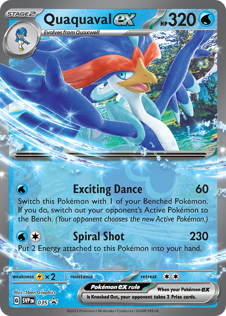 SV Black Star Promos 035 Quaquaval ex