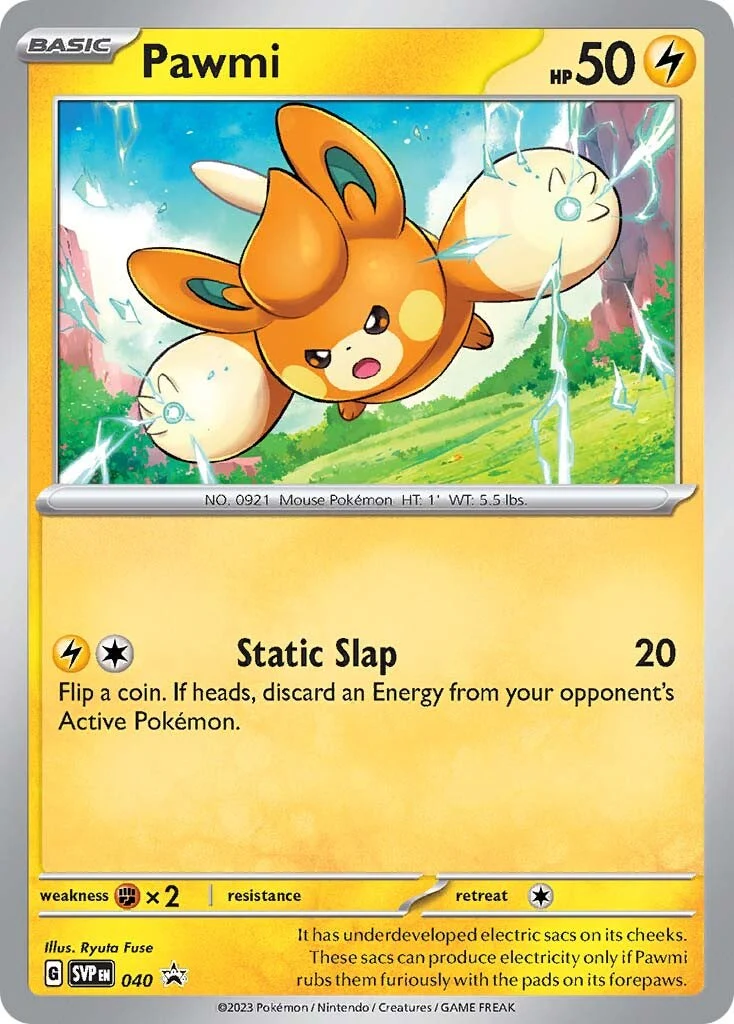 SV Black Star Promos 040 Pawmi