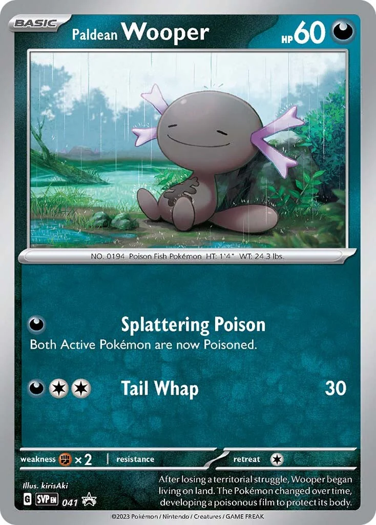 SV Black Star Promos 041 Paldean Wooper