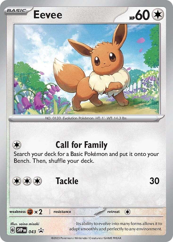 SV Black Star Promos 043 Eevee