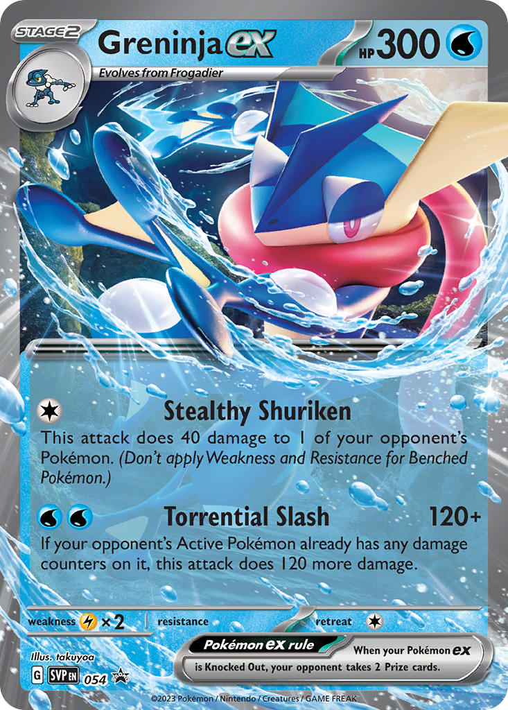 SV Black Star Promos 054 Greninja ex
