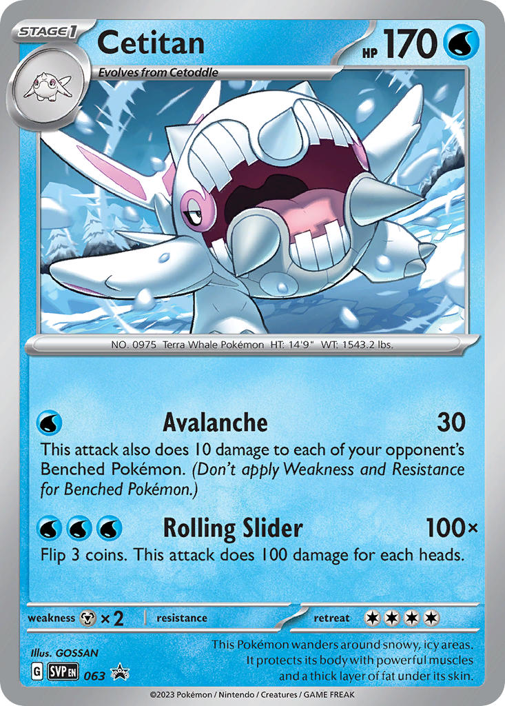 SV Black Star Promos 063 Cetitan