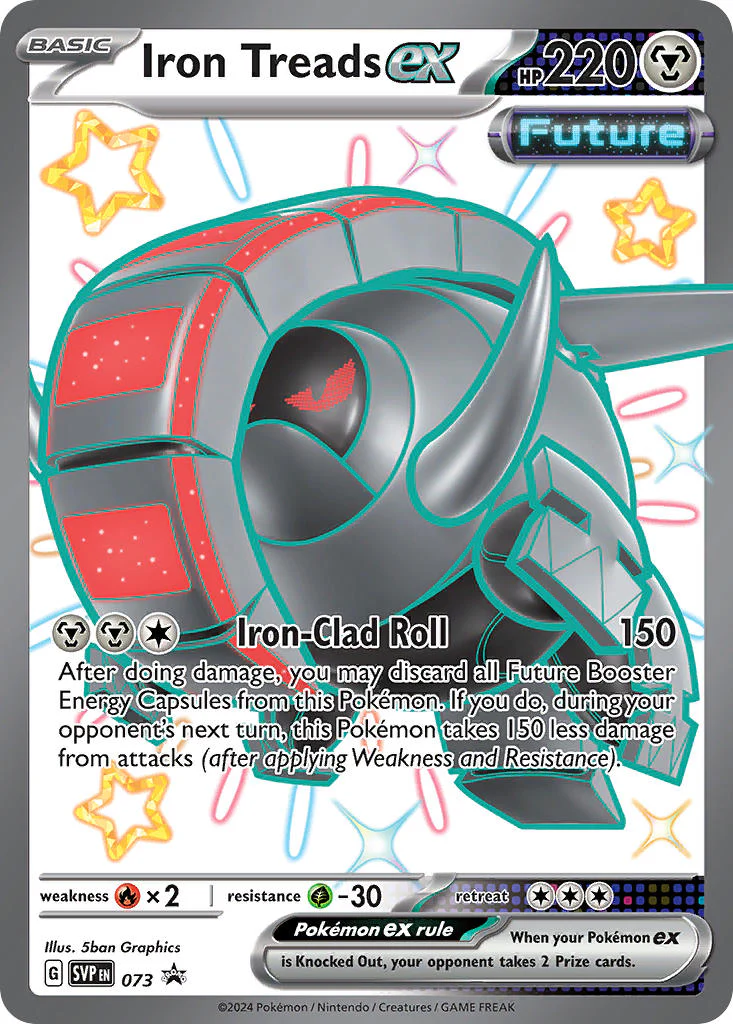 SV Black Star Promos 073 Iron Treads ex