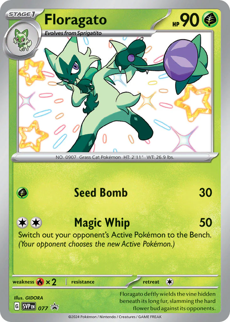 SV Black Star Promos 077 Floragato