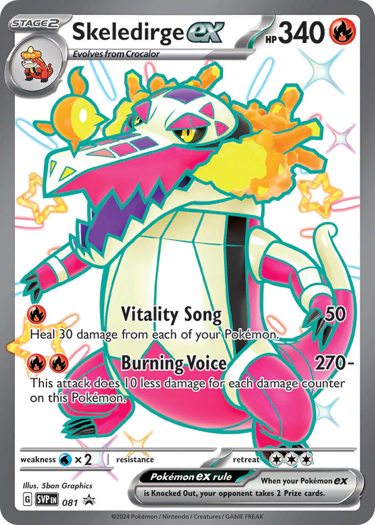 SV Black Star Promos 081 Skeledirge ex