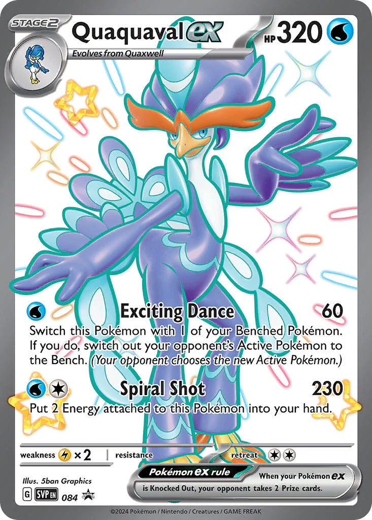 SV Black Star Promos 084 Quaquaval ex