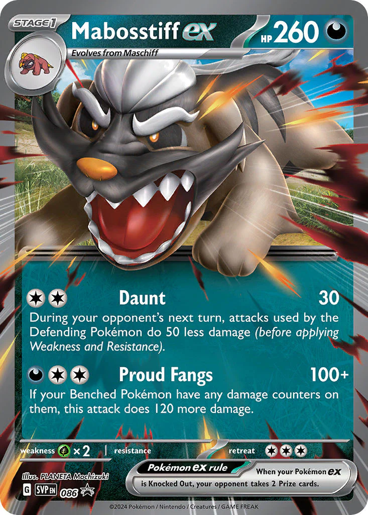 SV Black Star Promos 086 Mabosstiff ex