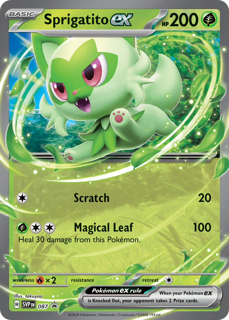 SV Black Star Promos 087 Sprigatito ex
