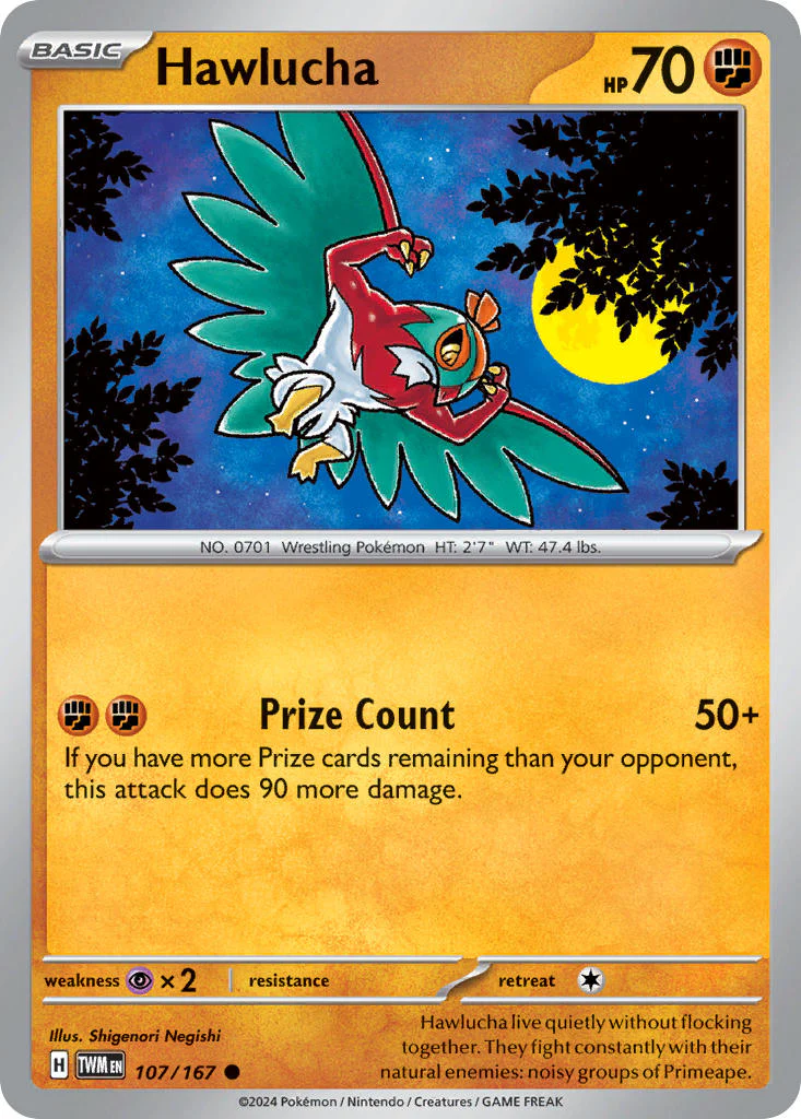 Twilight Masquerade 107 Hawlucha