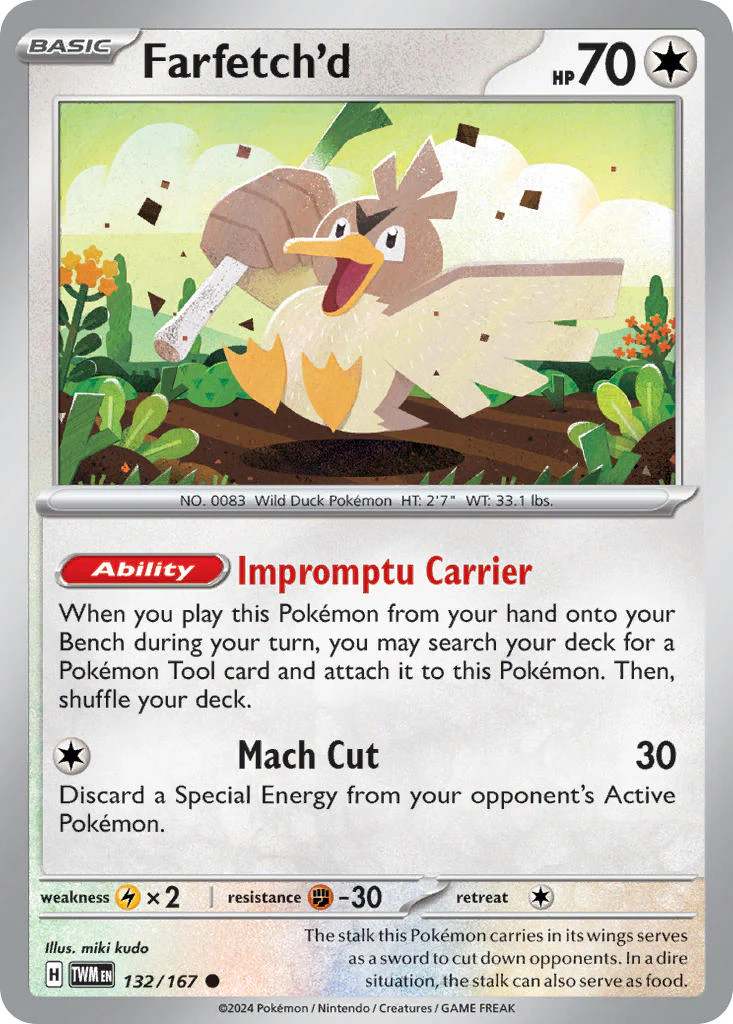 Twilight Masquerade 132 Farfetch'd