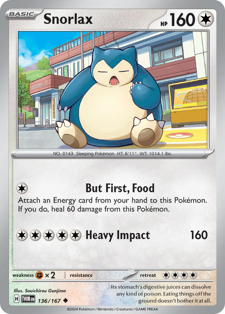 Twilight Masquerade 136 Snorlax