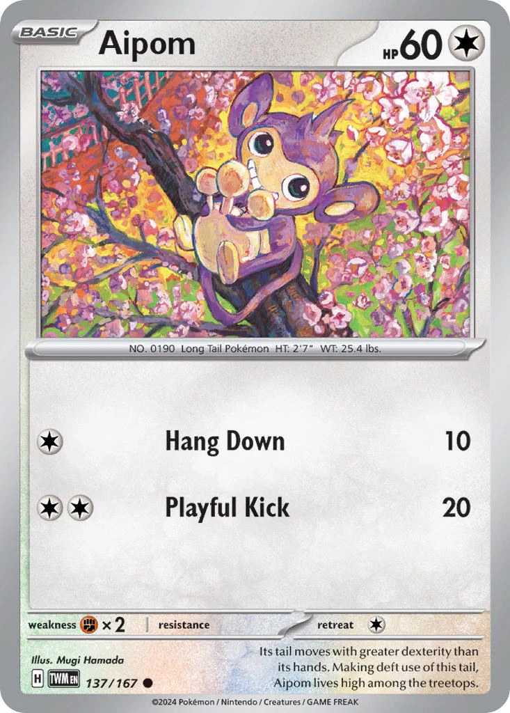 Twilight Masquerade 137 Aipom