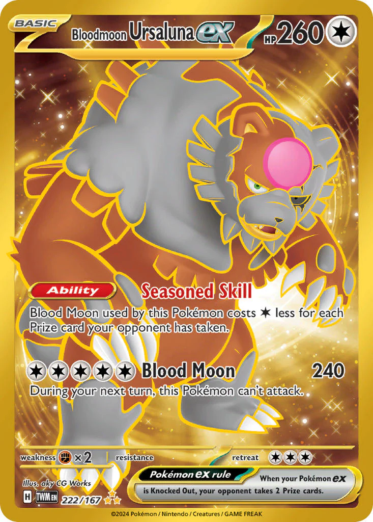 Twilight Masquerade 222 Bloodmoon Ursaluna ex