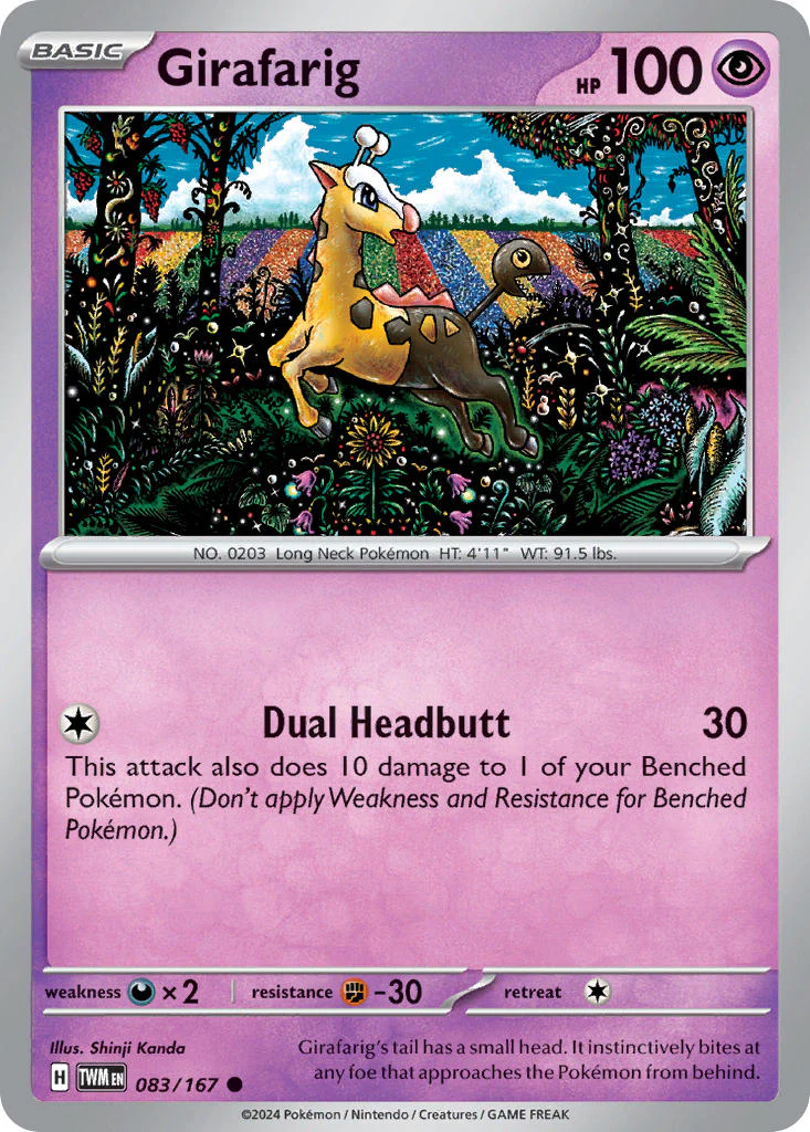 Twilight Masquerade 083 Girafarig