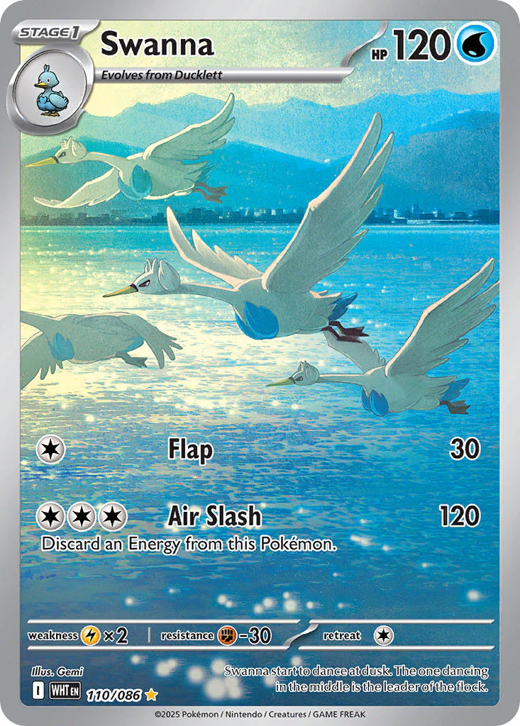 White Flare 110 Swanna