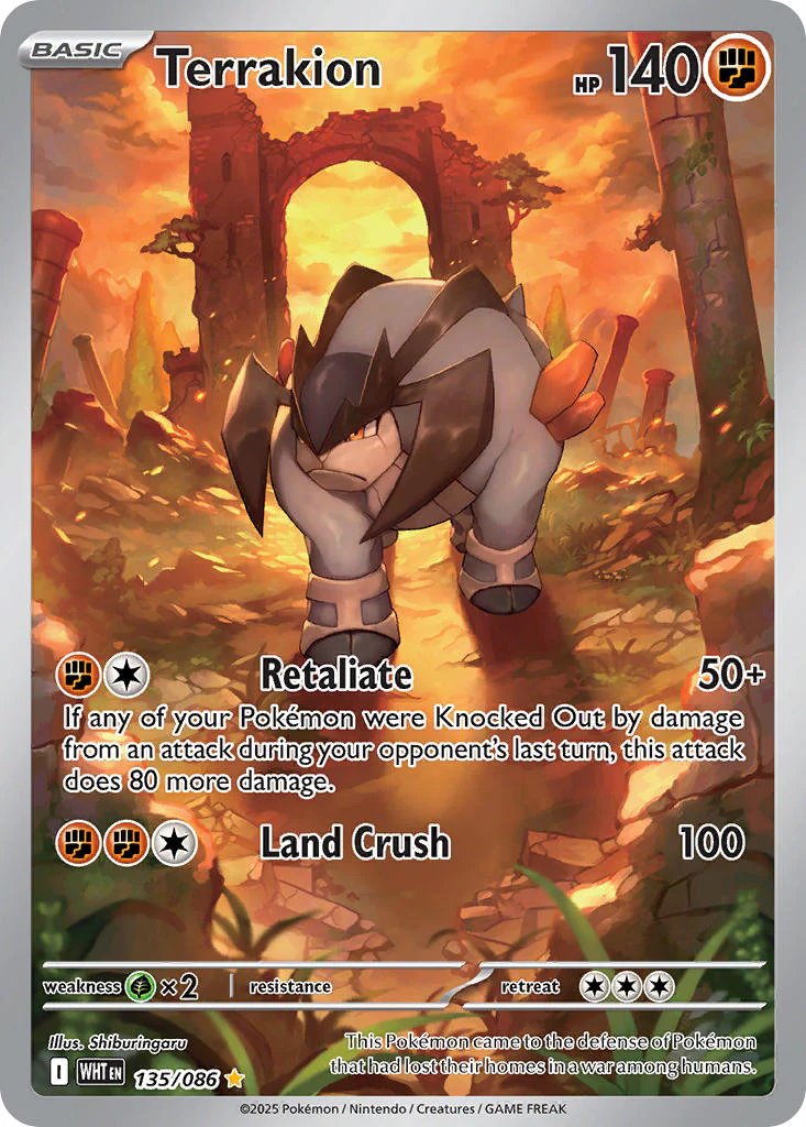 White Flare 135 Terrakion