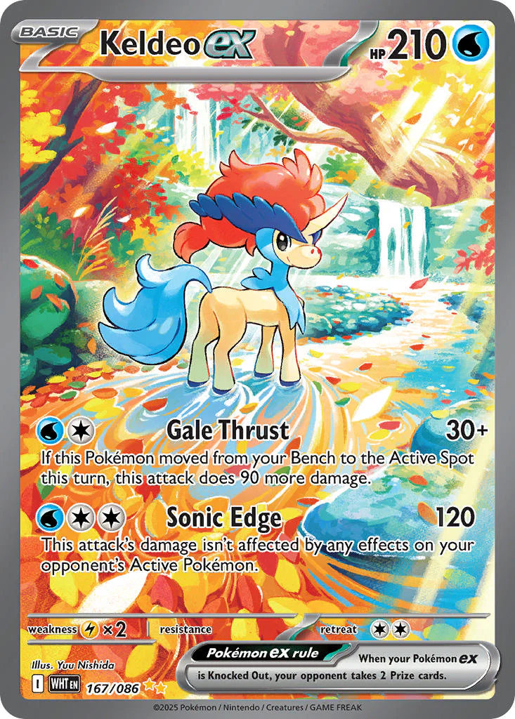 White Flare 167 Keldeo ex