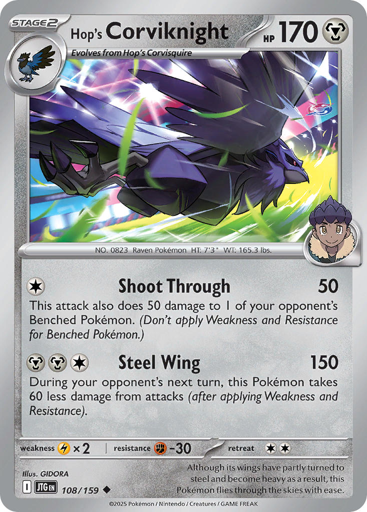 Journey Together 108 Hop's Corviknight