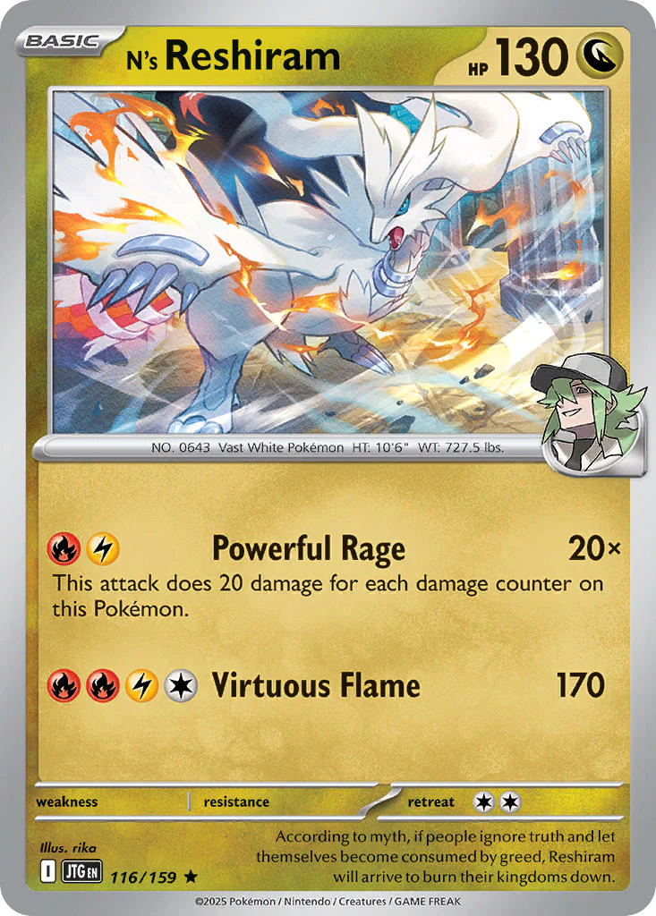 Journey Together 116 N's Reshiram
