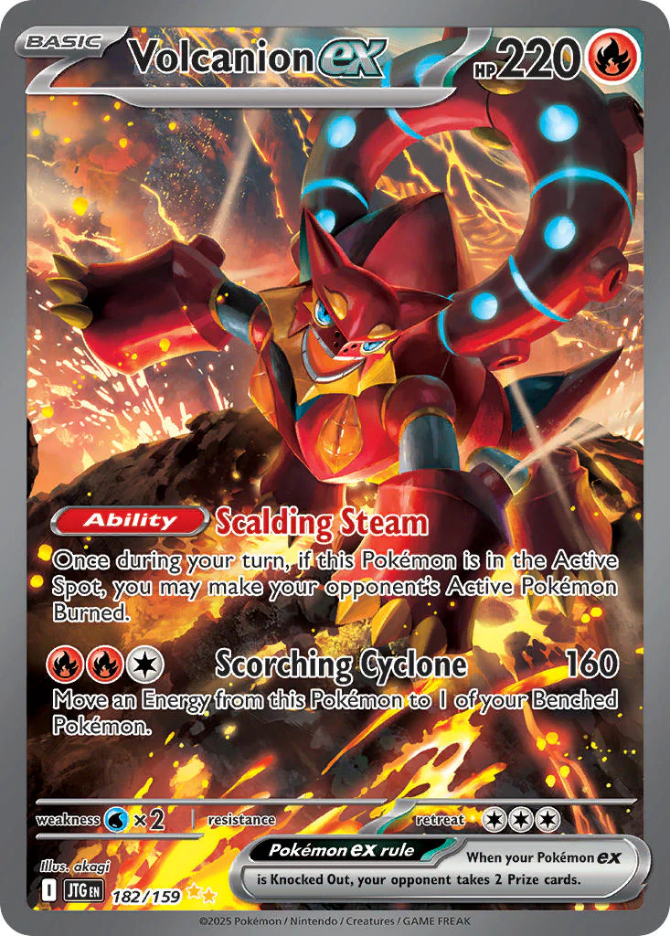 Journey Together 182 Volcanion ex