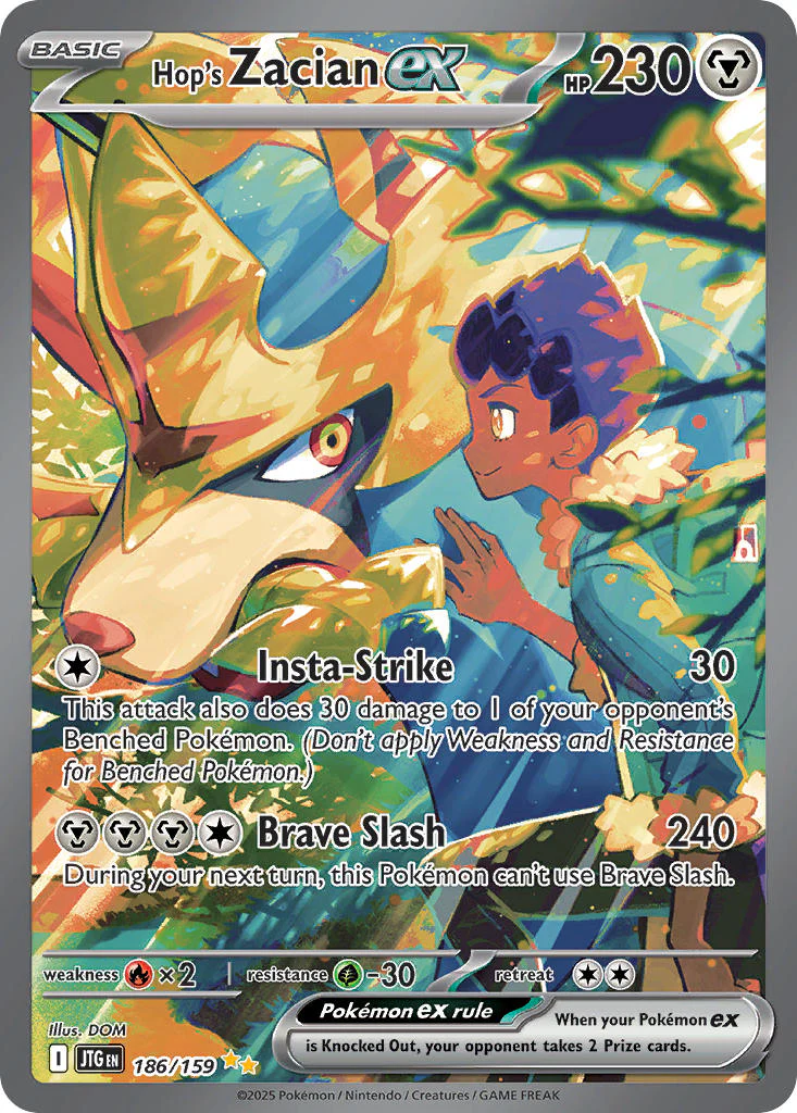 Journey Together 186 Hop's Zacian ex