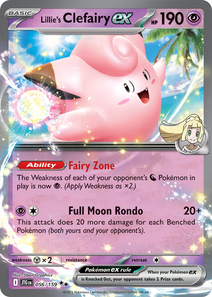 Journey Together 056 Lillie's Clefairy ex