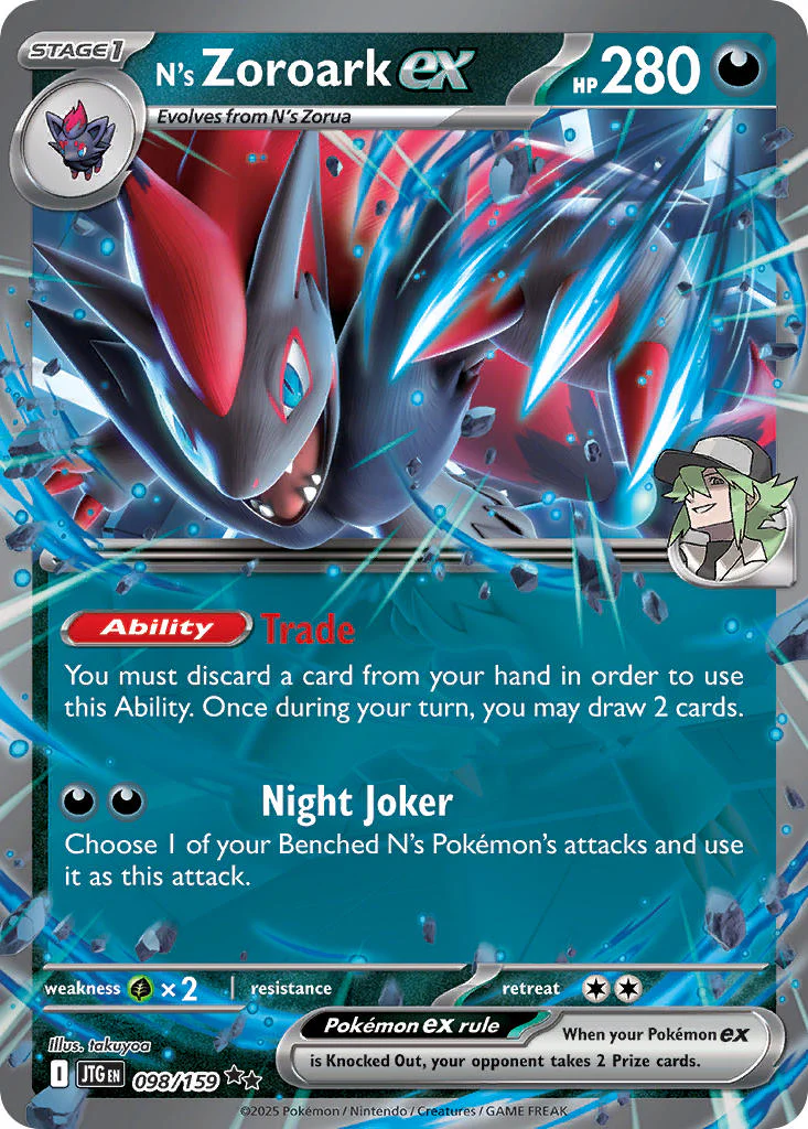 Journey Together 098 N's Zoroark ex