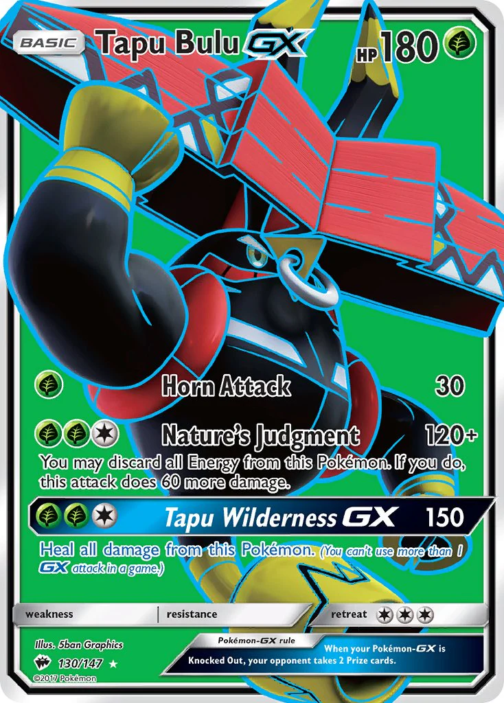 Burning Shadows 130 Tapu Bulu-GX