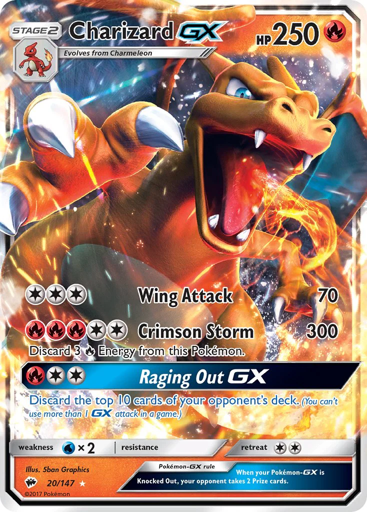Burning Shadows 020 Charizard-GX
