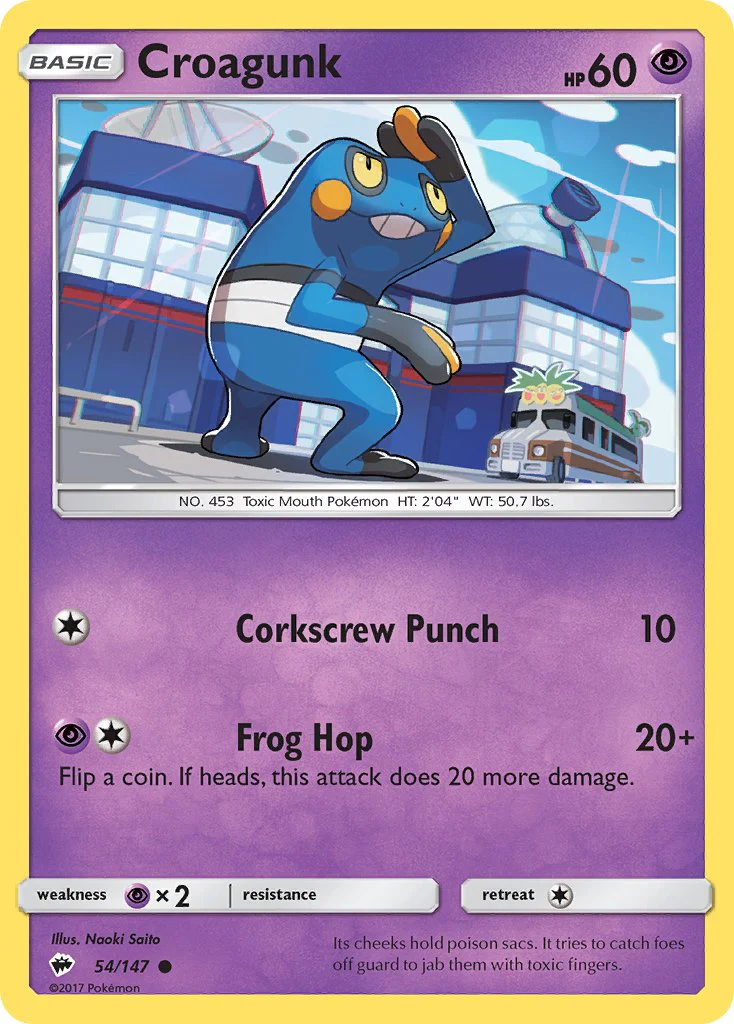 Burning Shadows 054 Croagunk