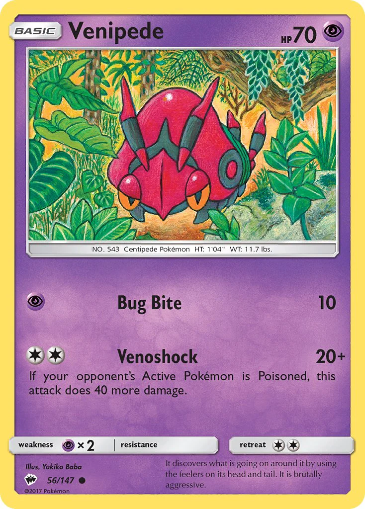 Burning Shadows 056 Venipede