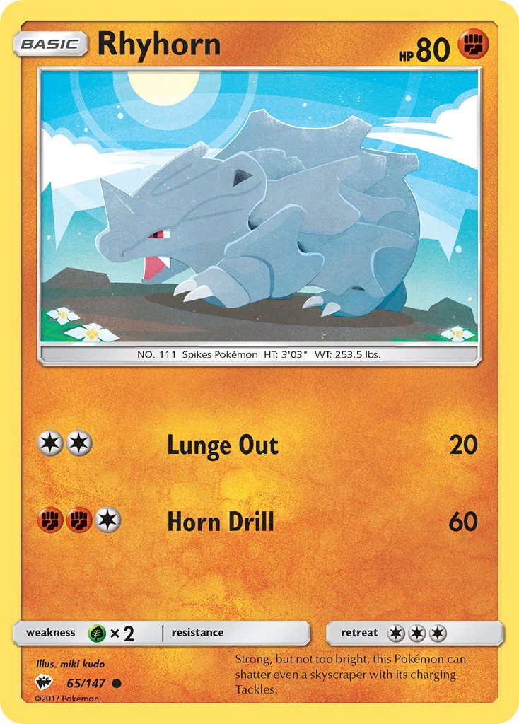 Burning Shadows 065 Rhyhorn