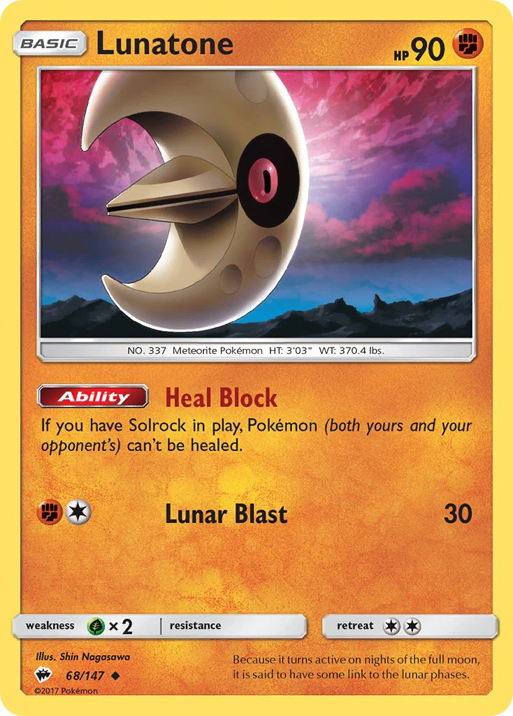 Burning Shadows 068 Lunatone