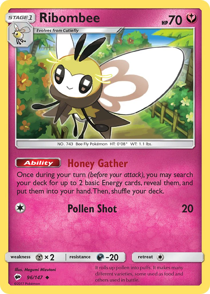 Burning Shadows 096 Ribombee