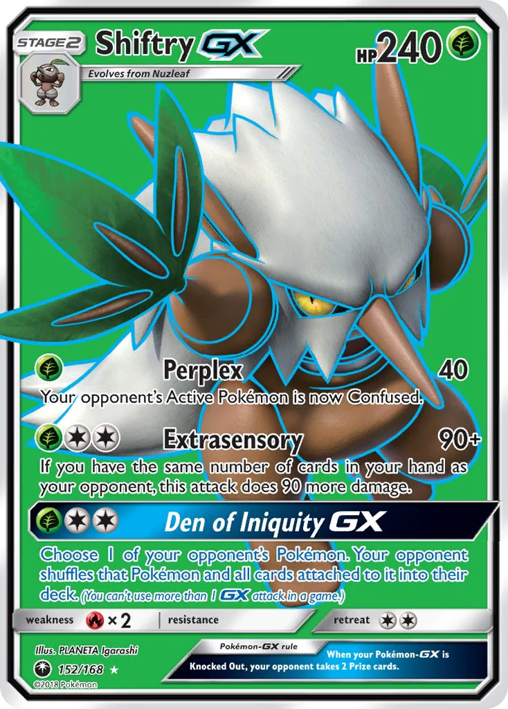 Celestial Storm 152 Shiftry-GX