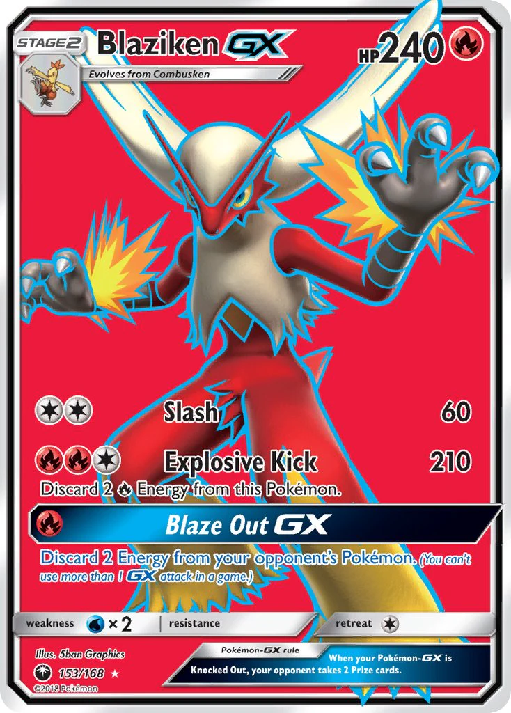 Celestial Storm 153 Blaziken-GX