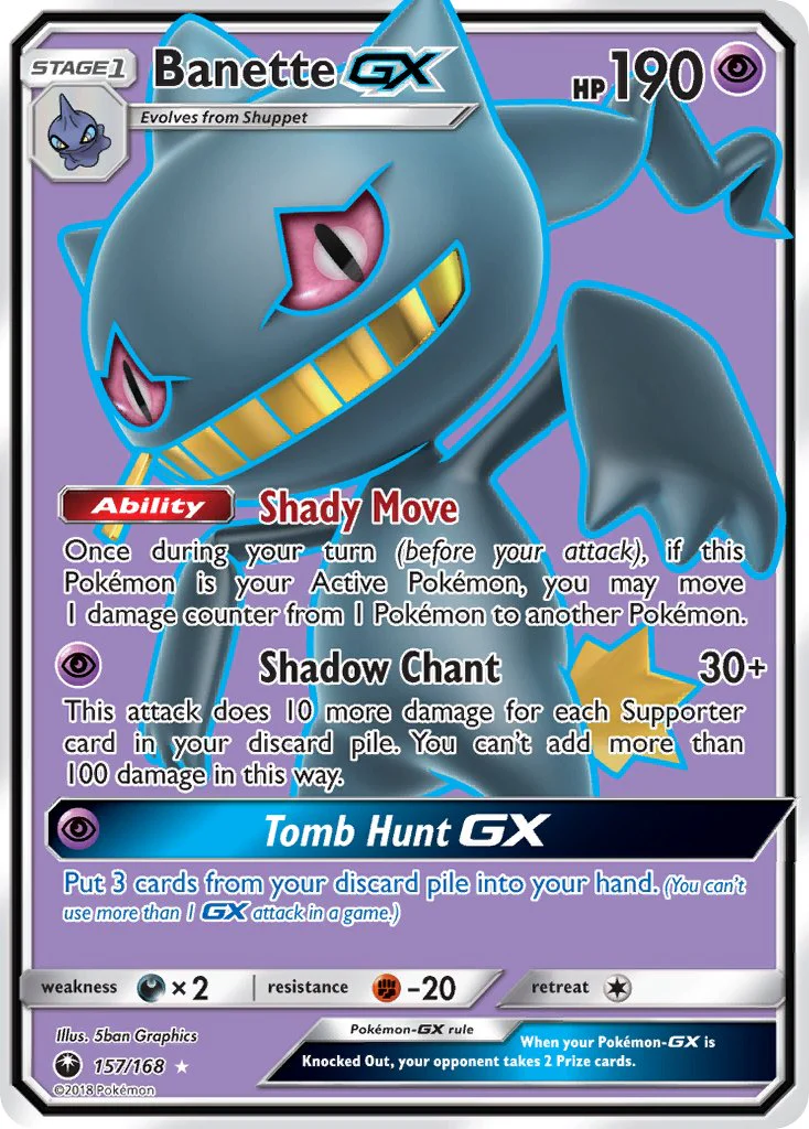 Celestial Storm 157 Banette-GX