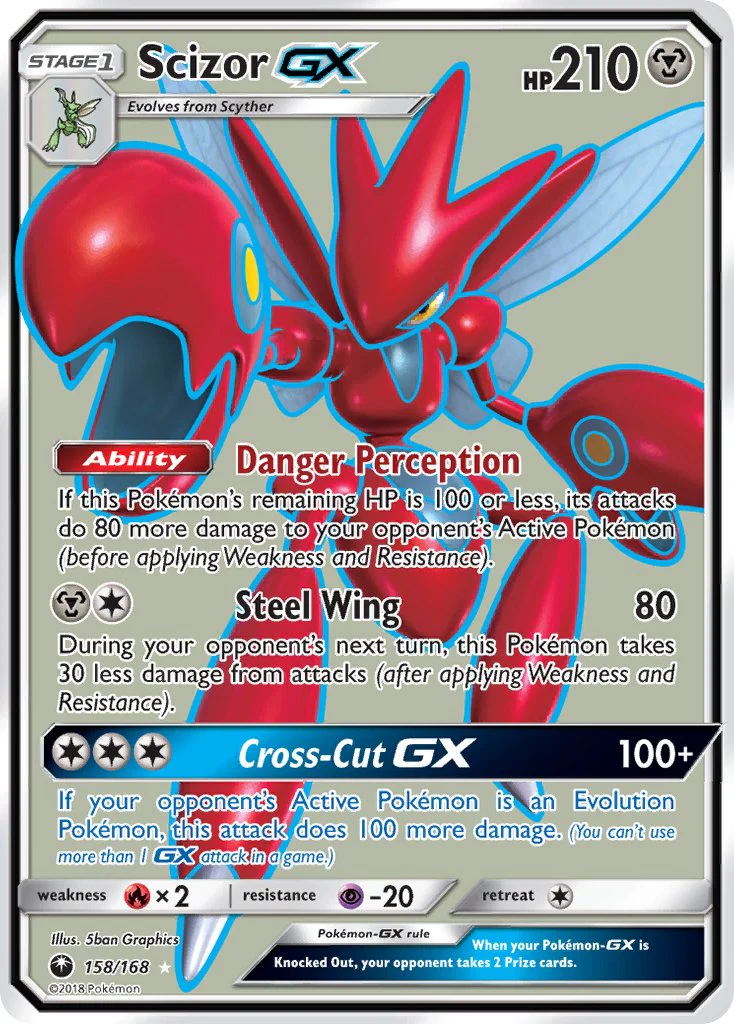 Celestial Storm 158 Scizor-GX