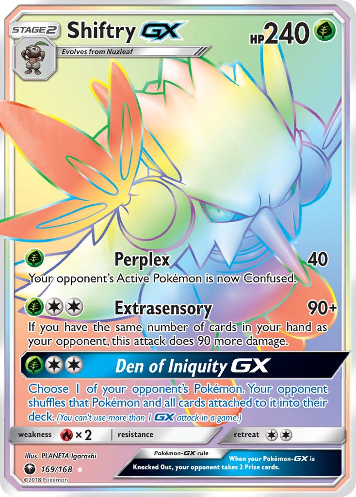 Celestial Storm 169 Shiftry-GX