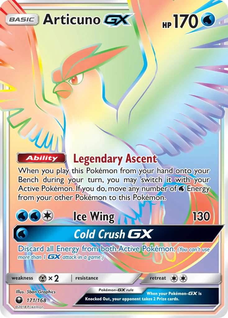 Celestial Storm 171 Articuno-GX