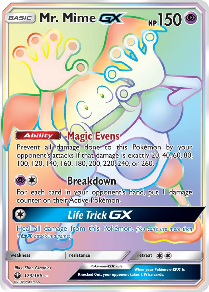 Celestial Storm 173 Mr. Mime-GX