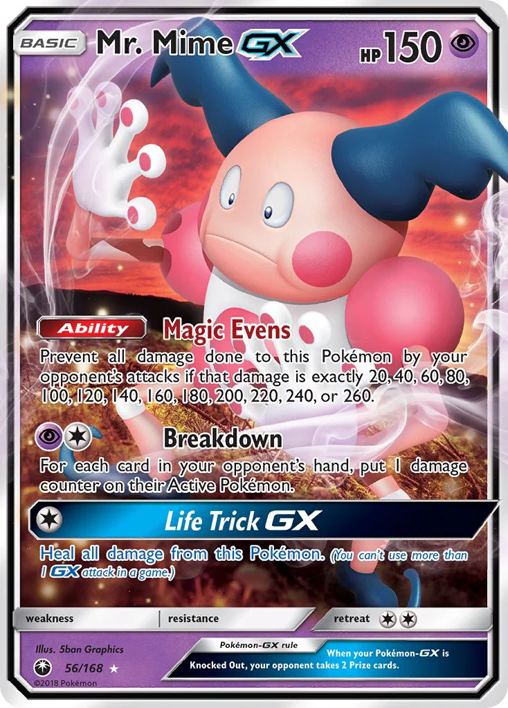 Celestial Storm 056 Mr. Mime-GX