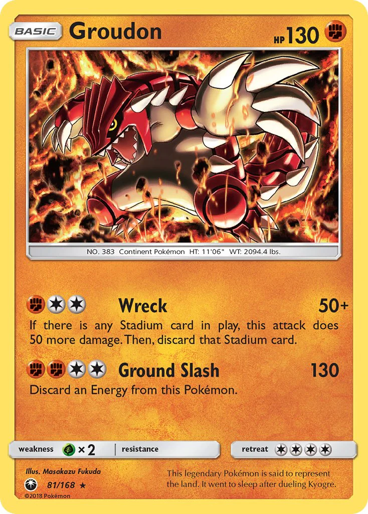 Celestial Storm 081 Groudon