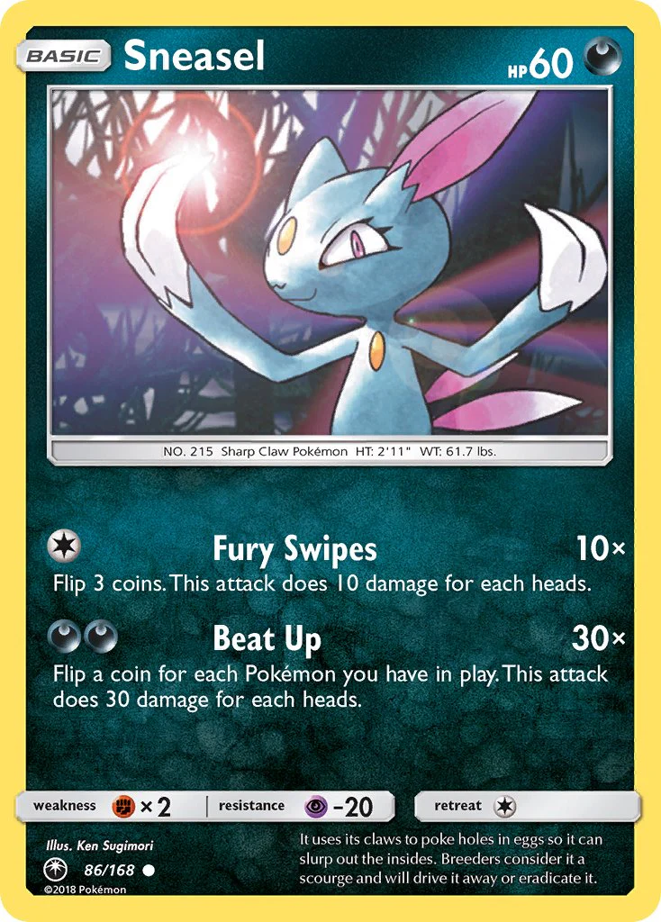 Celestial Storm 086 Sneasel
