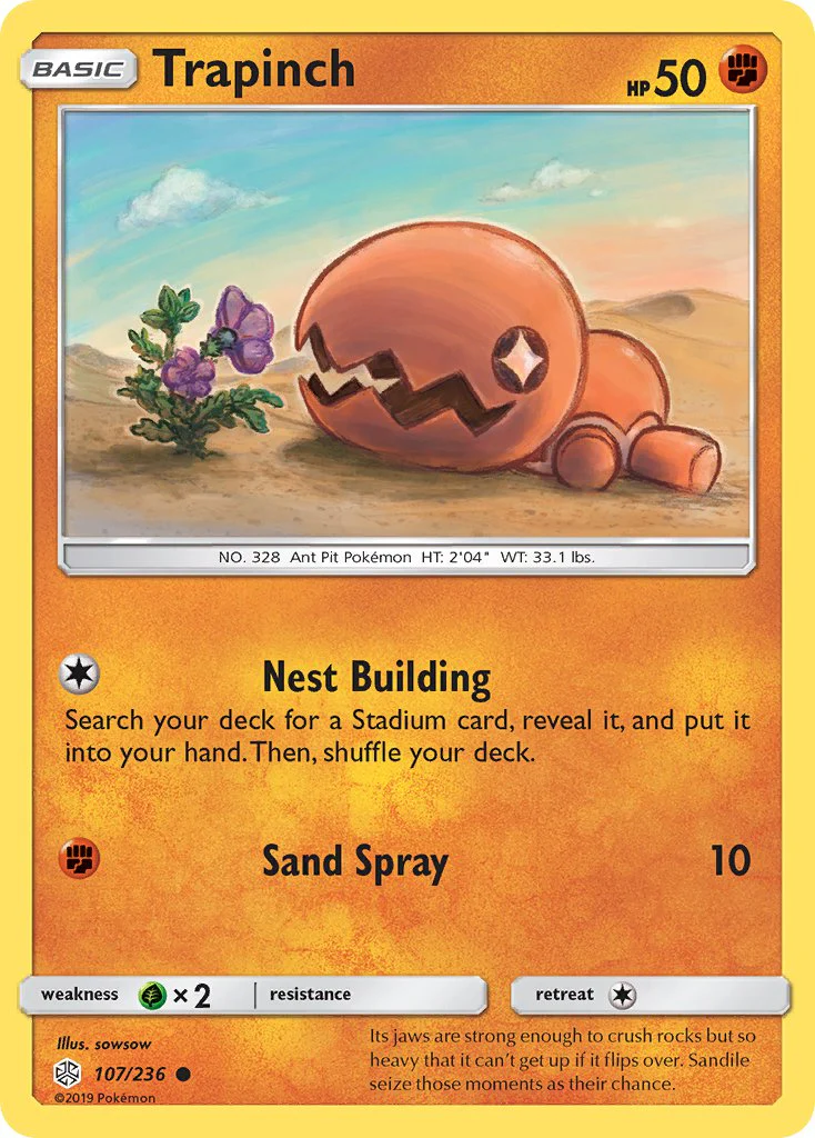 Cosmic Eclipse 107 Trapinch