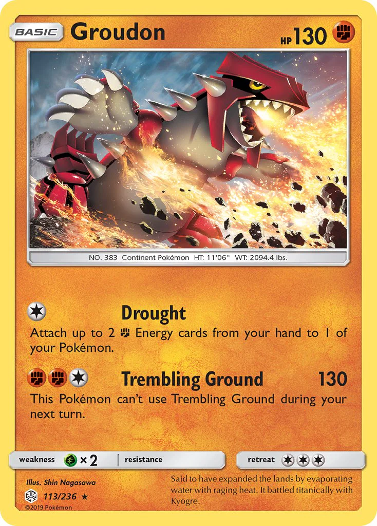 Cosmic Eclipse 113 Groudon