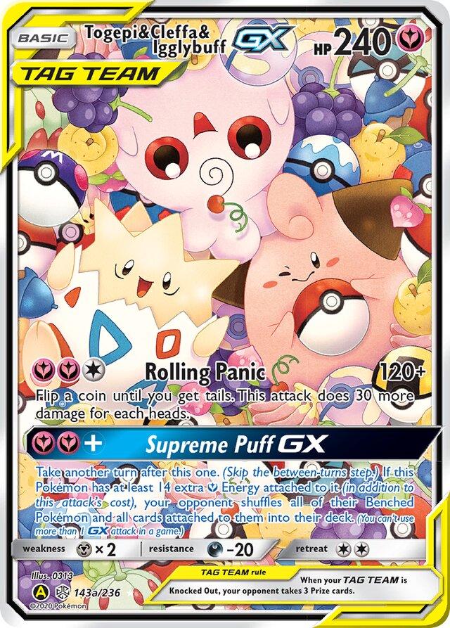 Cosmic Eclipse 143a Togepi & Cleffa & IgglybuffGX