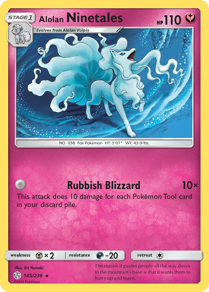 Cosmic Eclipse 145 Alolan Ninetales